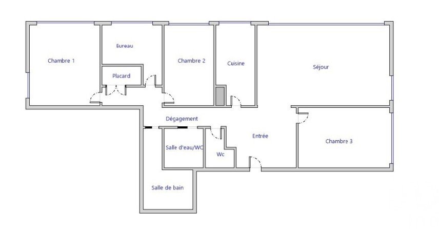 Appartement 6 pièces de 100 m² à Meudon (92190)