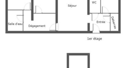 Apartment 3 rooms of 63 m² in Donville-les-Bains (50350)