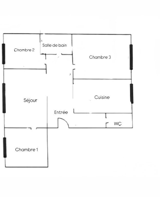 Appartement 4 pièces de 62 m² à La Garenne-Colombes (92250)