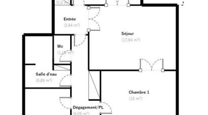 Apartment 4 rooms of 82 m² in Neuilly-sur-Marne (93330)