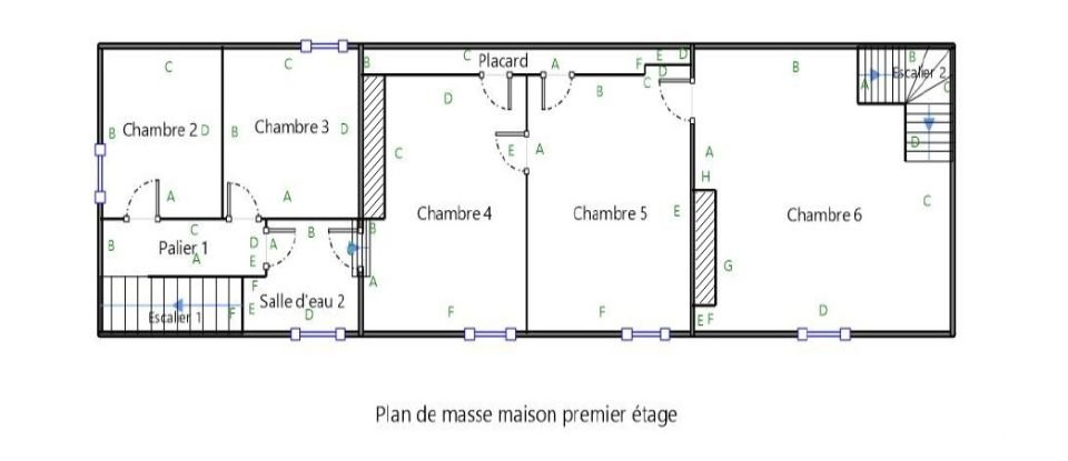 Longere 6 rooms of 132 m² in Civaux (86320)