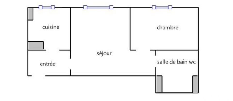 Appartement 2 pièces de 38 m² à Épinay-sur-Seine (93800)