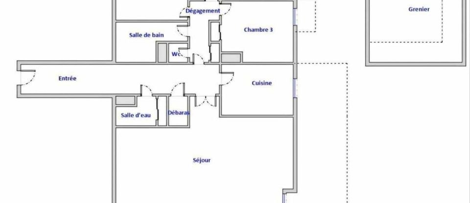 Apartment 5 rooms of 105 m² in Maurepas (78310)