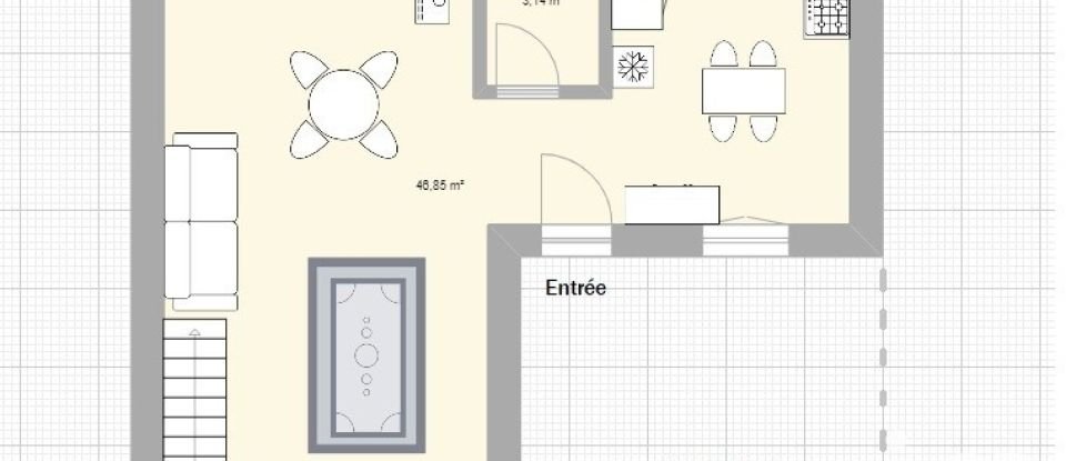 House 2 rooms of 54 m² in Peyrelevade (19290)