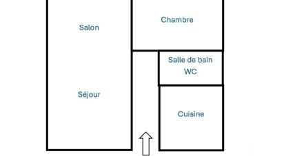 Appartement 2 pièces de 60 m² à Nantes (44000)