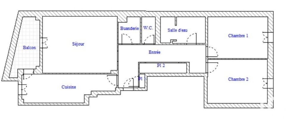 Apartment 3 rooms of 60 m² in Épinay-sur-Seine (93800)