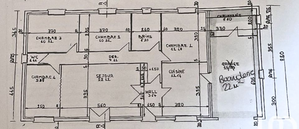 House 4 rooms of 116 m² in Beaurepaire (38270)