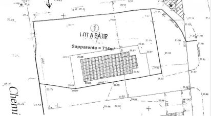 Terrain de 714 m² à Basse-Goulaine (44115)