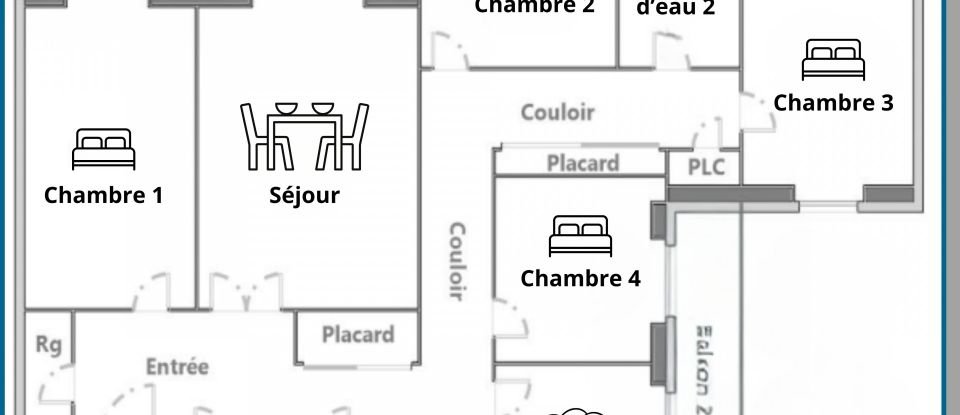 Apartment 5 rooms of 100 m² in Argenteuil (95100)