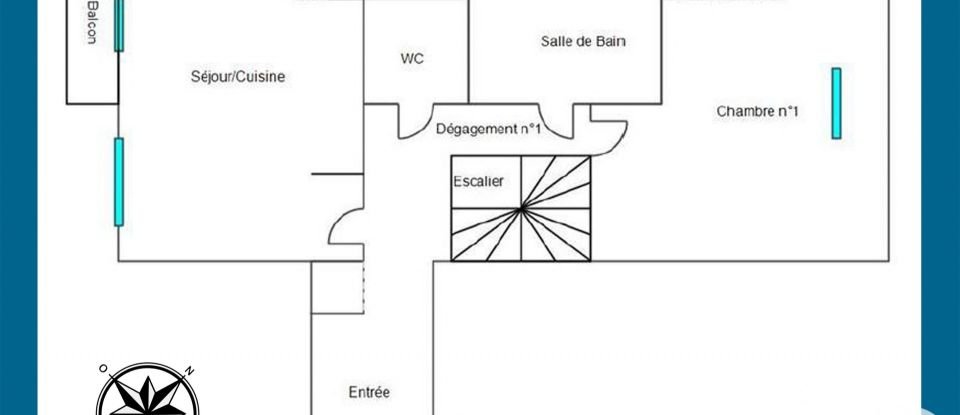 Duplex 4 pièces de 87 m² à Nantes (44100)