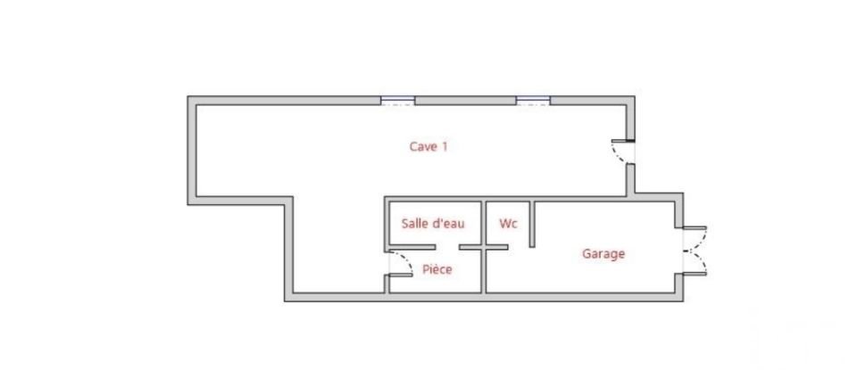 Maison de village 4 pièces de 108 m² à Molières-sur-Cèze (30410)