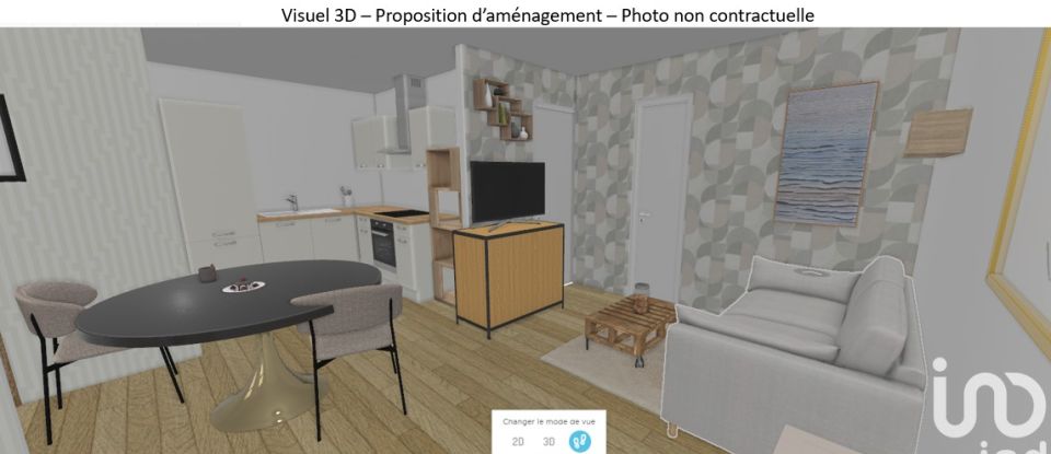 Studio 1 pièce de 28 m² à Reims (51100)