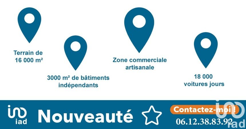 Land of 16,777 m² in Tours (37000)