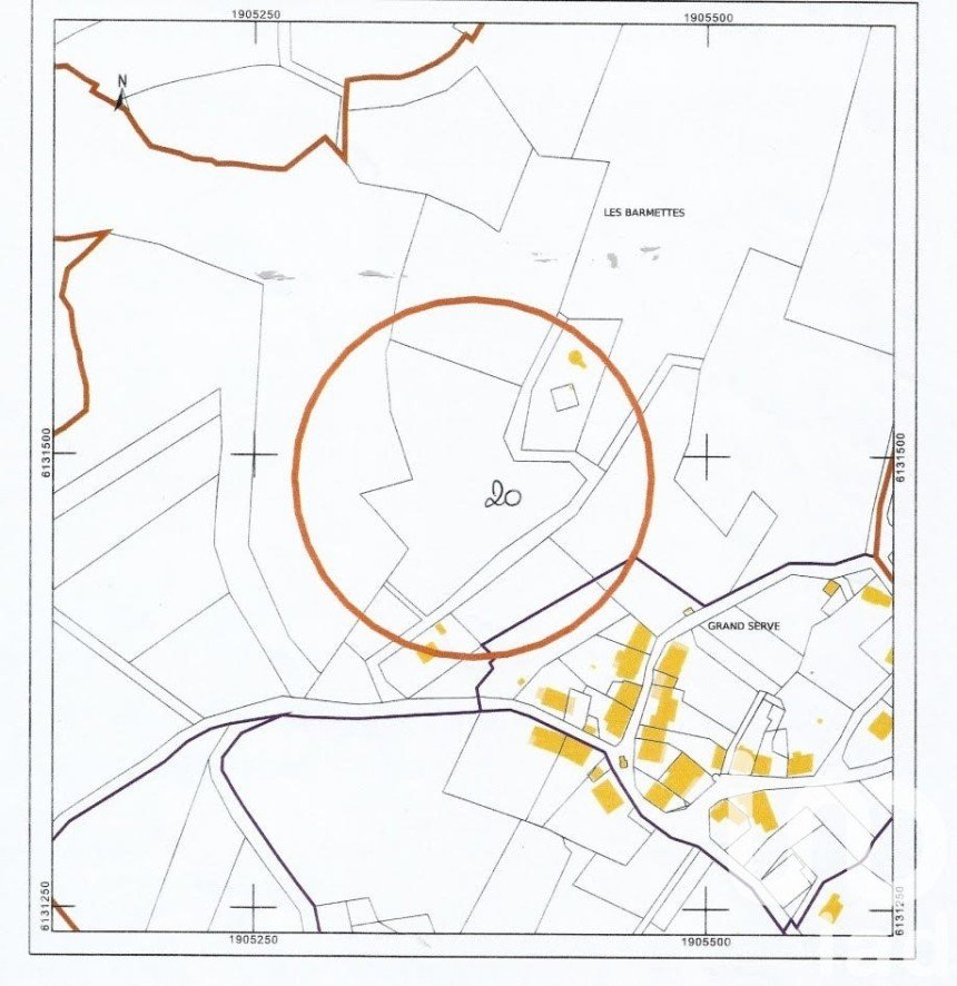 Agricultural land of 15,970 m² in Montcusel (39260)