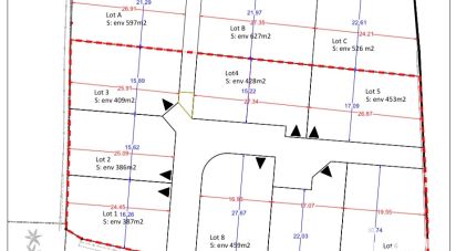 Land of 4,463 m² in Gouville-sur-Mer (50560)