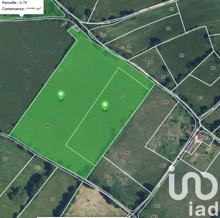 Agricultural land of 27,700 m² in Issepts (46320)