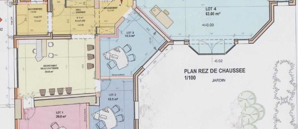 Bureaux de 257 m² à Montereau-Fault-Yonne (77130)