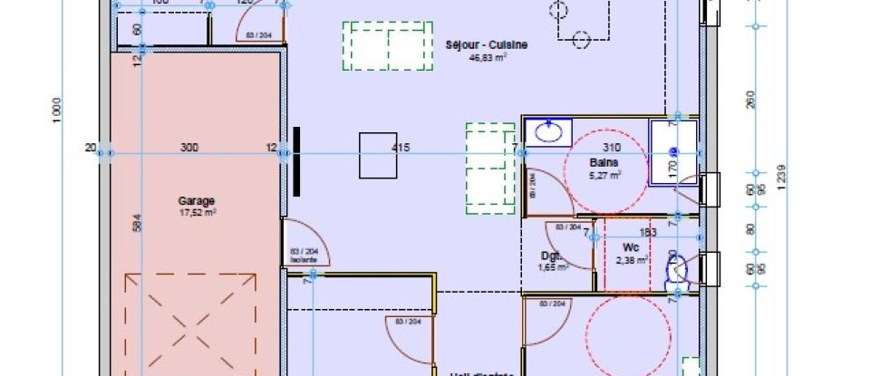 Maison 4 pièces de 95 m² à Roujan (34320)