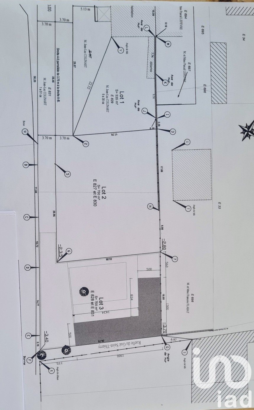 Land of 700 m² in Courcy (51220)