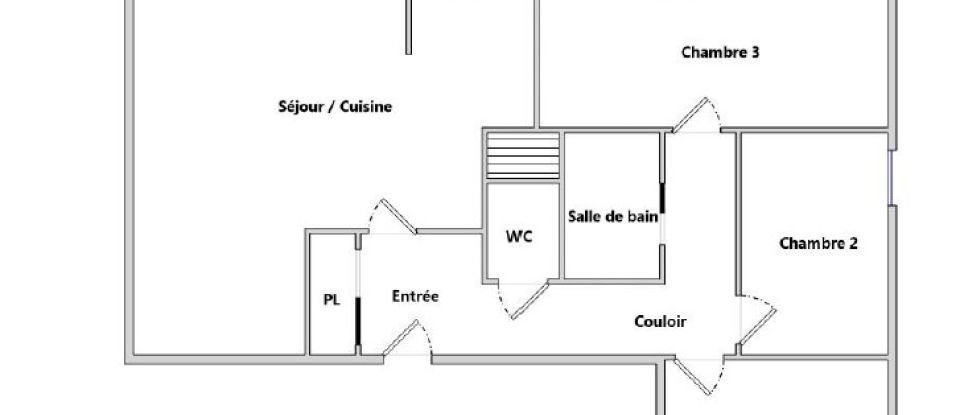 Appartement 4 pièces de 75 m² à Lorient (56100)