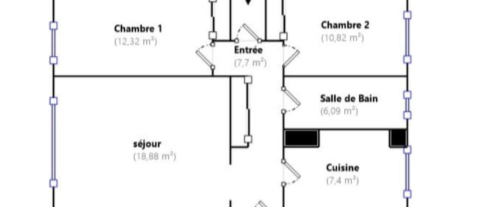 Appartement 3 pièces de 65 m² à Le Plessis-Bouchard (95130)