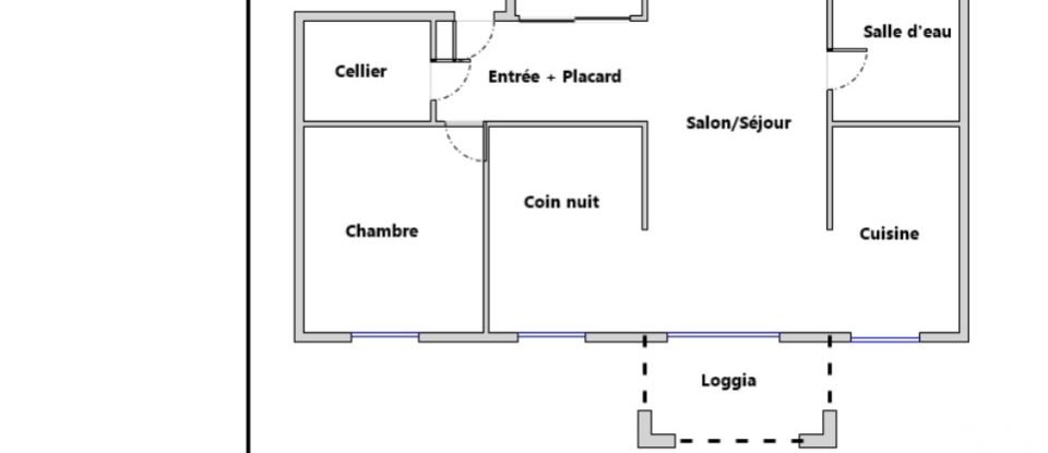 Appartement 2 pièces de 47 m² à Toulouse (31200)