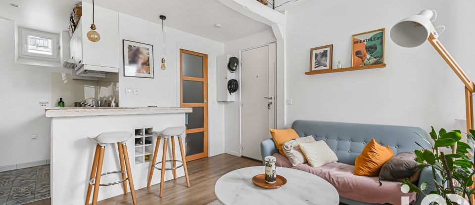 Studio 1 room of 19 m² in Paris (75018)