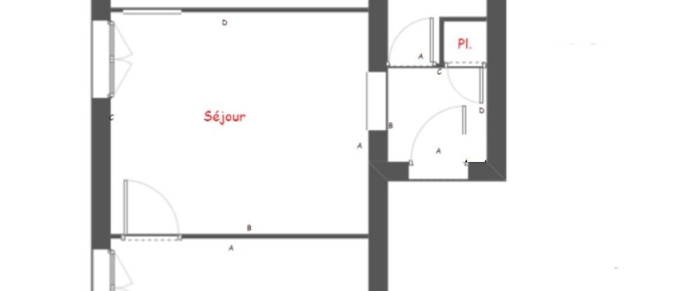 Appartement 2 pièces de 39 m² à Boulogne-Billancourt (92100)