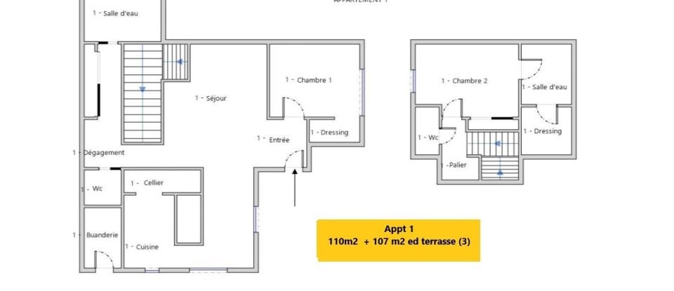 House 11 rooms of 315 m² in Colomars (06670)