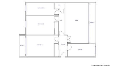 Appartement 3 pièces de 76 m² à Tours (37000)