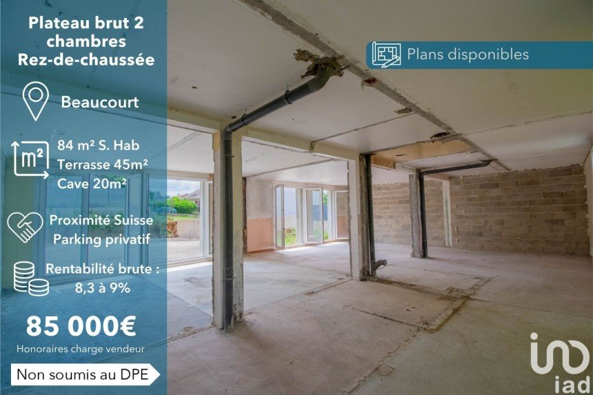 Appartement 3 pièces de 84 m² à Beaucourt (90500)