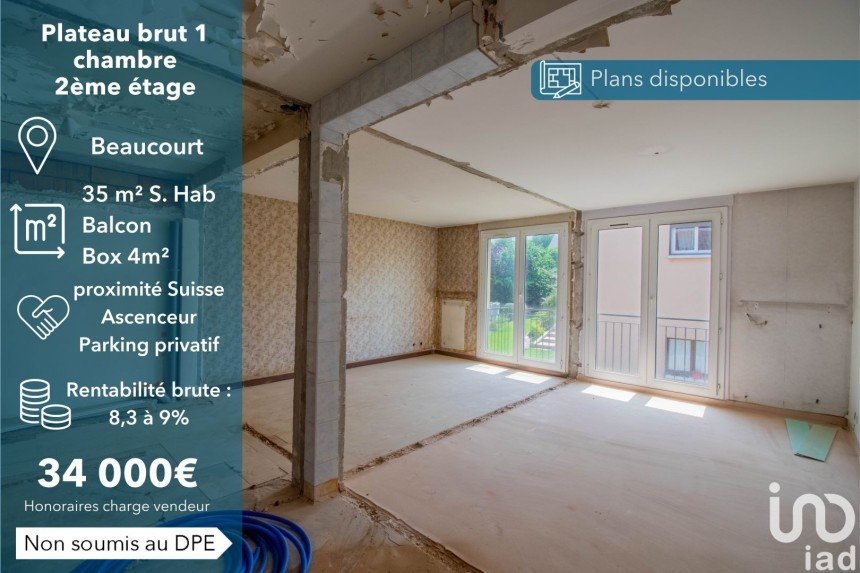 Appartement 2 pièces de 35 m² à Beaucourt (90500)