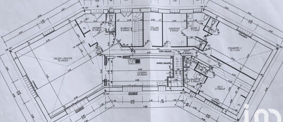 Estate 11 rooms of 337 m² in Sylvains-Lès-Moulins (27240)