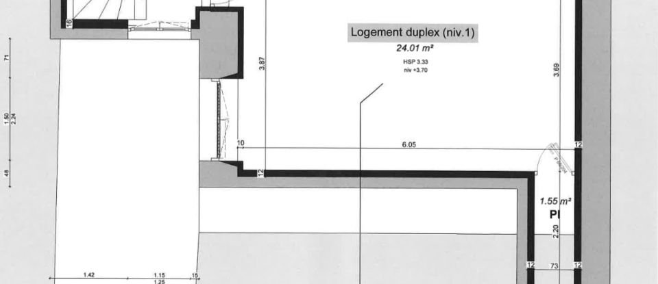 Building in Nantes (44000) of 90 m²