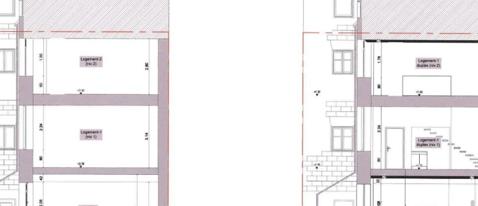 Immeuble de 90 m² à Nantes (44000)