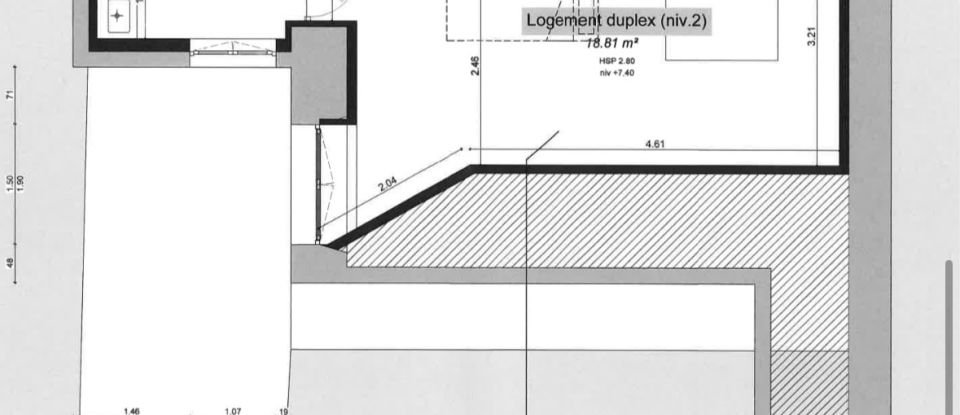 Building in Nantes (44000) of 90 m²