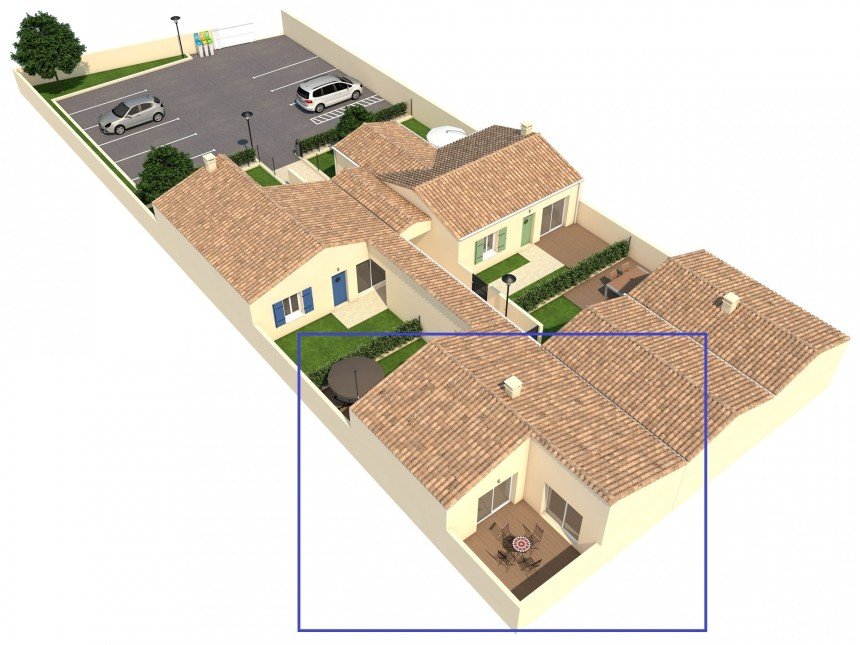 Maison traditionnelle 3 pièces de 55 m² à Dompierre-sur-Mer (17139)