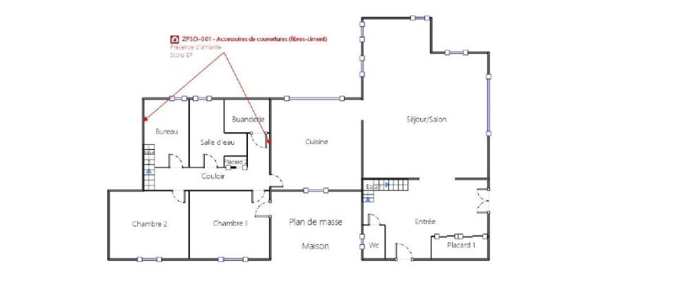 House 6 rooms of 170 m² in Verrières (86410)