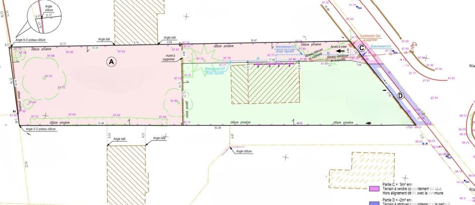 Terrain de 565 m² à Veigné (37250)