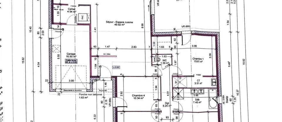 Maison 5 pièces de 124 m² à Migné-Auxances (86440)