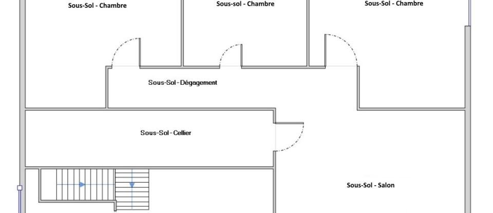 House 7 rooms of 133 m² in Saint-Benoît (86280)