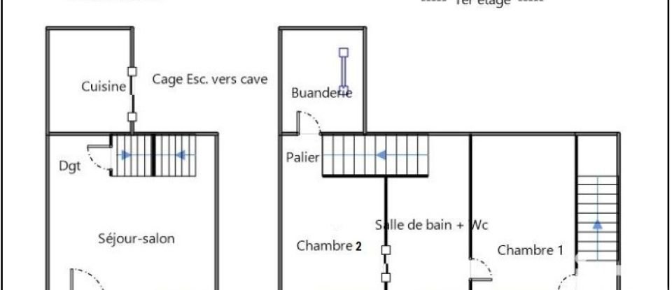 Town house 4 rooms of 75 m² in Sin-le-Noble (59450)