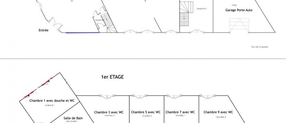 Building in Saint-Sulpice-les-Feuilles (87160) of 430 m²