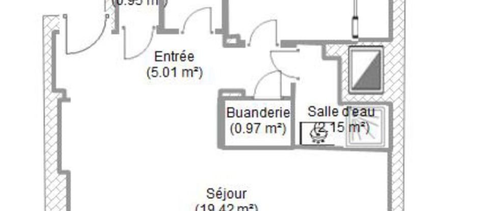 Appartement 2 pièces de 42 m² à Colombes (92700)