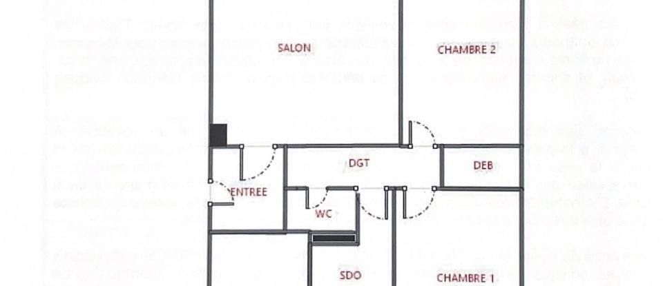 Apartment 3 rooms of 53 m² in Eaubonne (95600)