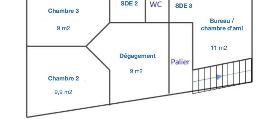 Maison traditionnelle 5 pièces de 136 m² à Monnières (44690)