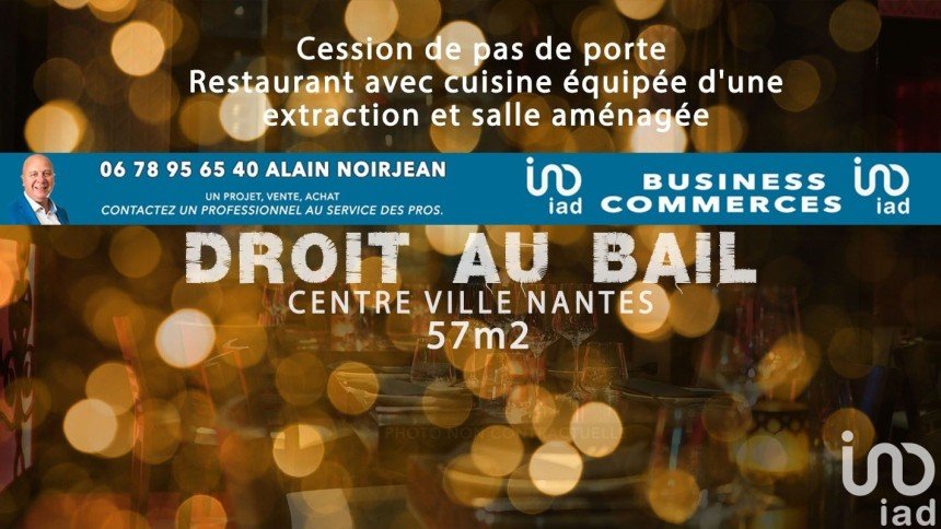 Droit au bail de 57 m² à Nantes (44000)