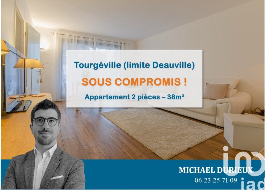 Apartment 2 rooms of 38 m² in Tourgéville (14800)