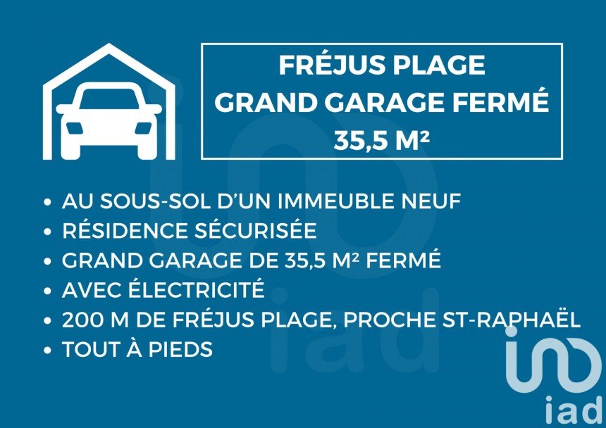 Parking/garage/box de 36 m² à Fréjus (83600)