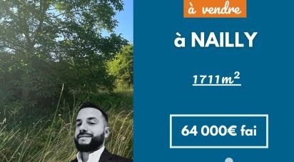 Land of 1,711 m² in Nailly (89100)